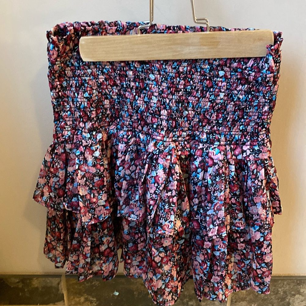 Reset layered mini skirt